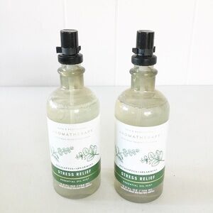 Lot 2 Aromatherapy Eucalyptus + Spearmint Essential Oil Mist Bath & Body Works